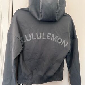 Lululemon Athletica Charcoal Zip-Up Jacket- like new!